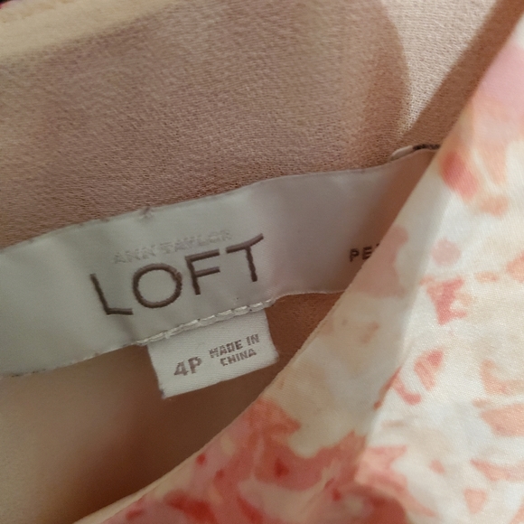 Ann Taylor Loft Dress Size 4 Petite - Picture 3 of 4